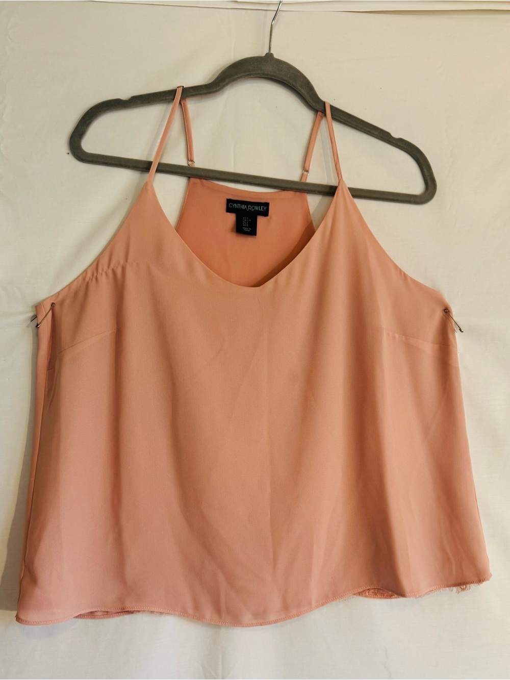 Cynthia Rowley blush pink Spaghetti-Strap Women's Tank Top